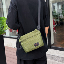 跨境男士小包夏季斜挎包日系简约单肩包运动小包轻便户外通用便携