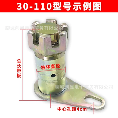 Forklift Loader Transfer Pin Lugong Mingyu Laigong with Threaded Cap Transfer Pin Steering Pin Accessories Collection (Ötürücü vallar) - 30-110
