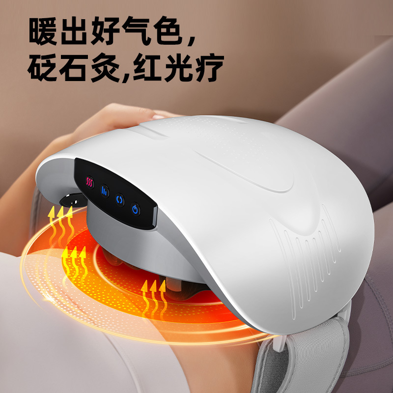 2025年新型大型円盤石腹マッサージ器具全自動お灸腹部マッサージ器多機能加熱腹マッサージ|undefined