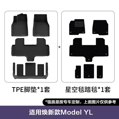 Modelə uyğun ayaqaltı – material car floor mats - new-model-yl-double-layer-floor-mat-starry-sky-carpet