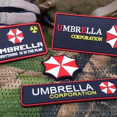 批發3D立體PVC徽章安布雷拉保護傘臂章 Umbrella 生化危機臂章定