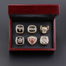 芝加哥公牛6年冠軍戒指 套裝 球迷收藏版