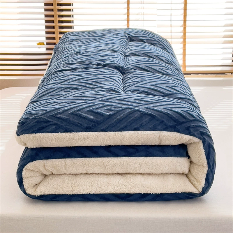 Winter sponge keep warm mattress for home use for elementary school students, increased thickness
