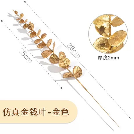 Eucalyptus single stem - gold