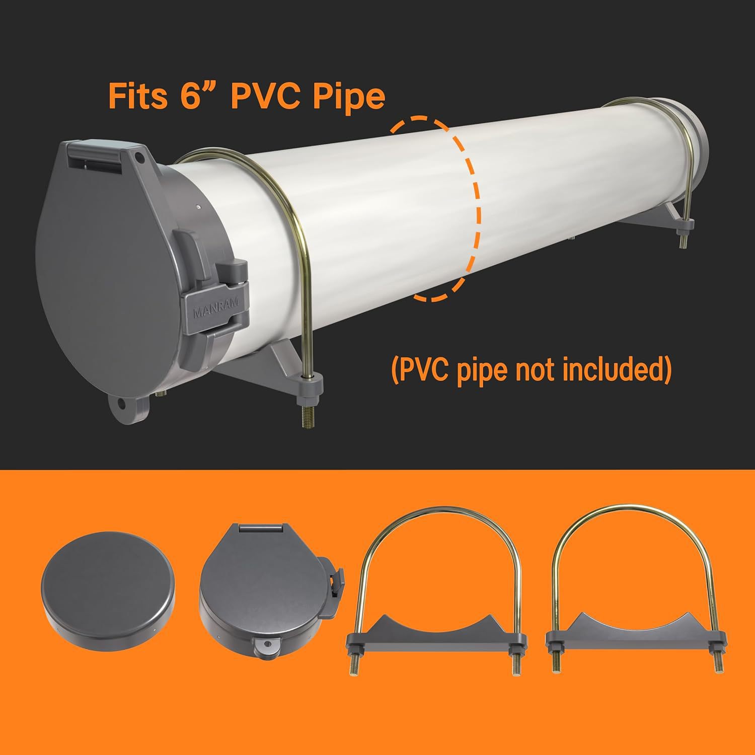 PVC管架管托 管道支撑架 PVC Conduit Carrier-阿里巴巴