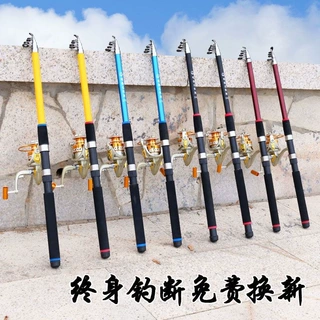 特价海竿甩杆海竿远投抛竿钓鱼玻璃钢海钓竿鱼竿渔具套装组合鱼竿