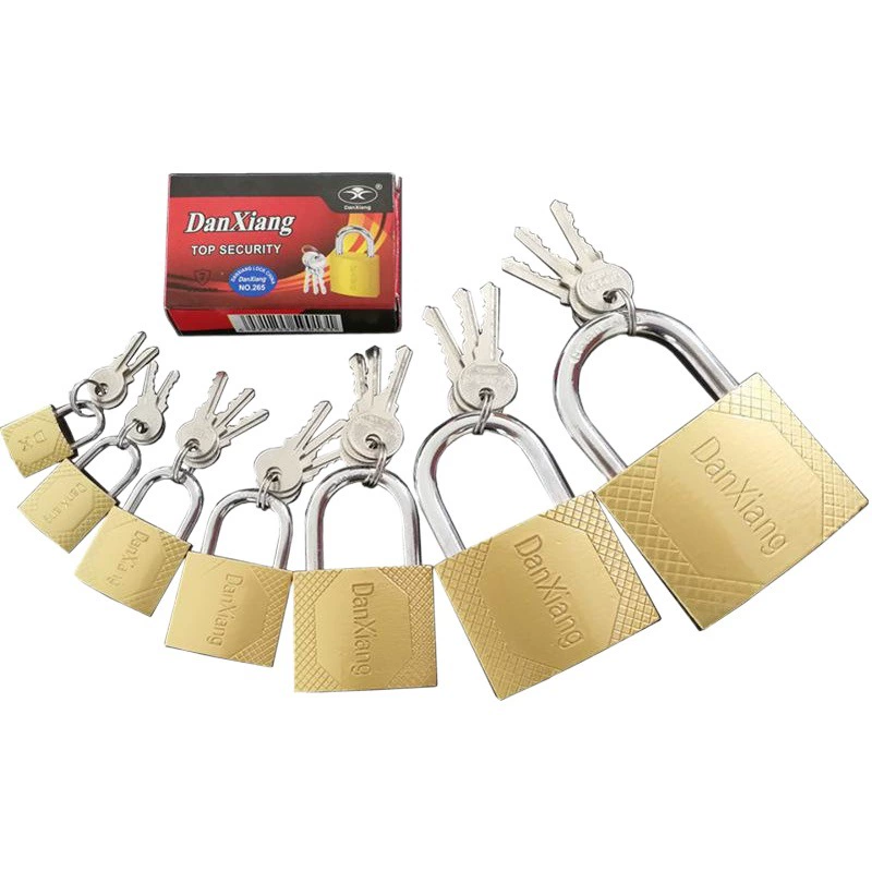 Pujiang односимвольный замок Противоугонный открытый замок один открытый замок Прямой Открытый Замок Имитация меди замок мраморный замок студент замок