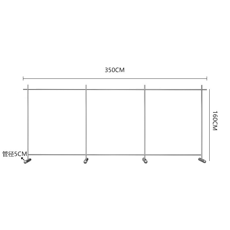 두꺼운 스테인레스 스틸 긴 350*160 높은