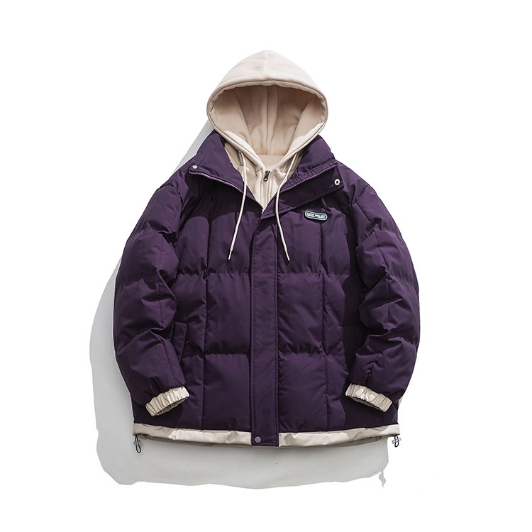 Abbigliamento maschile Nuovo due pezzi giacca in seta e cotone per uomo, vendita calda invernale, giacca in cotone morbido e spesso, cappotto invernale in lana di agnello_voghion.com