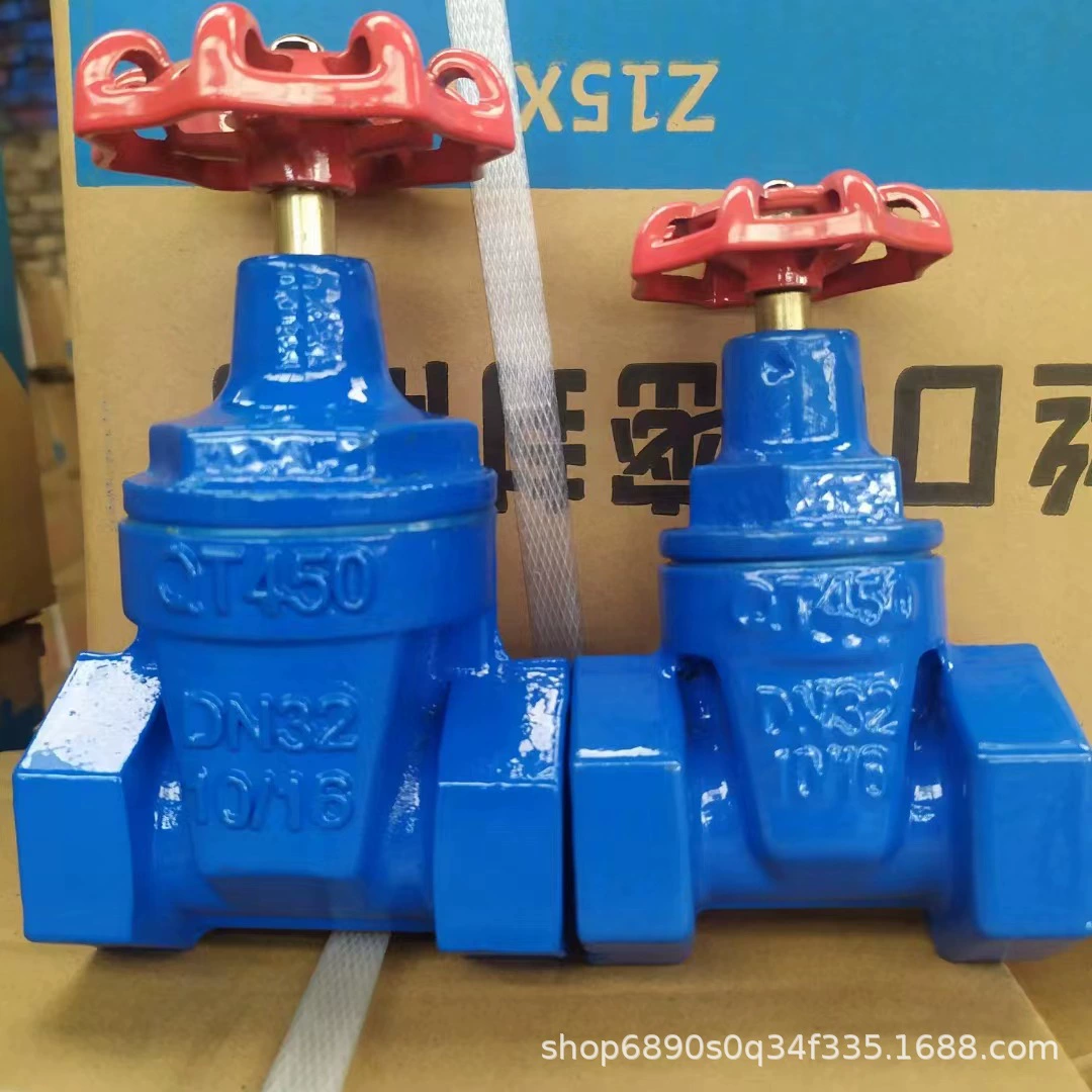 Затвор с резьбовым уплотнением Z15X-16Q из ковкого чугуна с внутренней резьбой и эластичным уплотнением седла, переключатель с ручным колесом