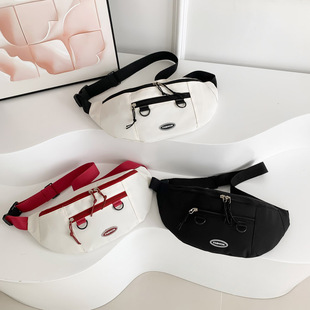 2024 new fashion high sense sports large capacity casual versatile cross-border business messenger bag chest bag