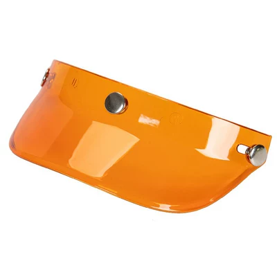 Motorcycle Safety Supplies, special visor 3/4 helmet - transparent-orange