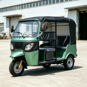 High shock-absorbing and wear-resistant tires, passenger tricycle with large visibility, weatherproof canopy, suitable for multiple passengers, used for commuting and passenger transportation, tuktuk