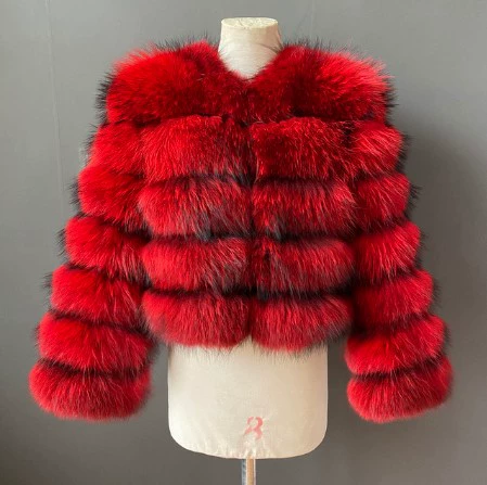 Женская короткая шуба из искусственного лисьего меха, искусственный mink, длинный рукав, мультицвет, размеры S–5XL