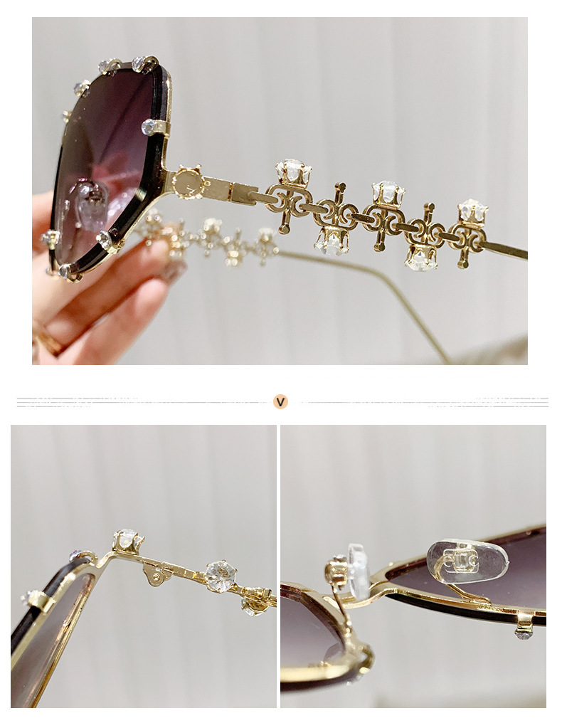 Solid Color Pattern All Seasons Season Basic Solid Color PC UV400 Protection Toad Glasses Full Frame Women's Sunglasses