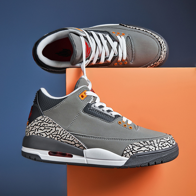 Putian fábrica al por mayor zapatos de los hombres populares zapatos de las mujeres zapatos corrientes puro original AJ3 baloncesto zapatos pareja casual zapatilla de deporte