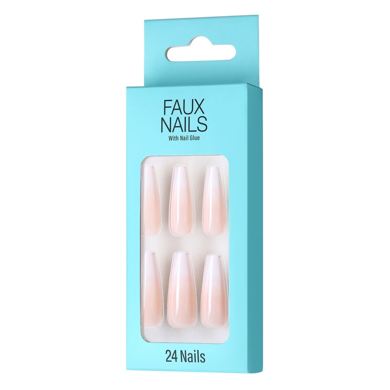 White French False Nails Long Coffin Nails Abs Plastic Nail Factory White French False Nails Long Coffin Nails Abs Plastic Nail Factory