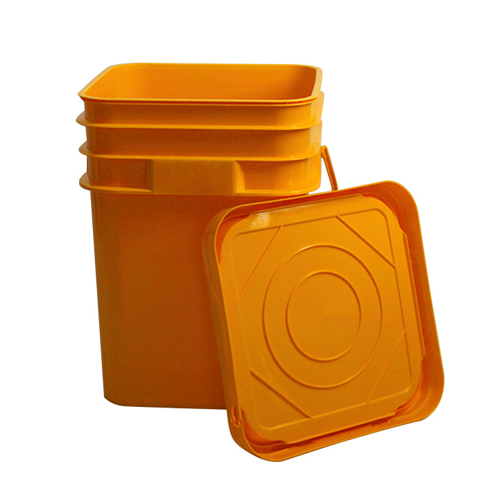 C-20L【超大容量】黄色家用防尘盖收纳桶水桶，颜色任选量大优惠