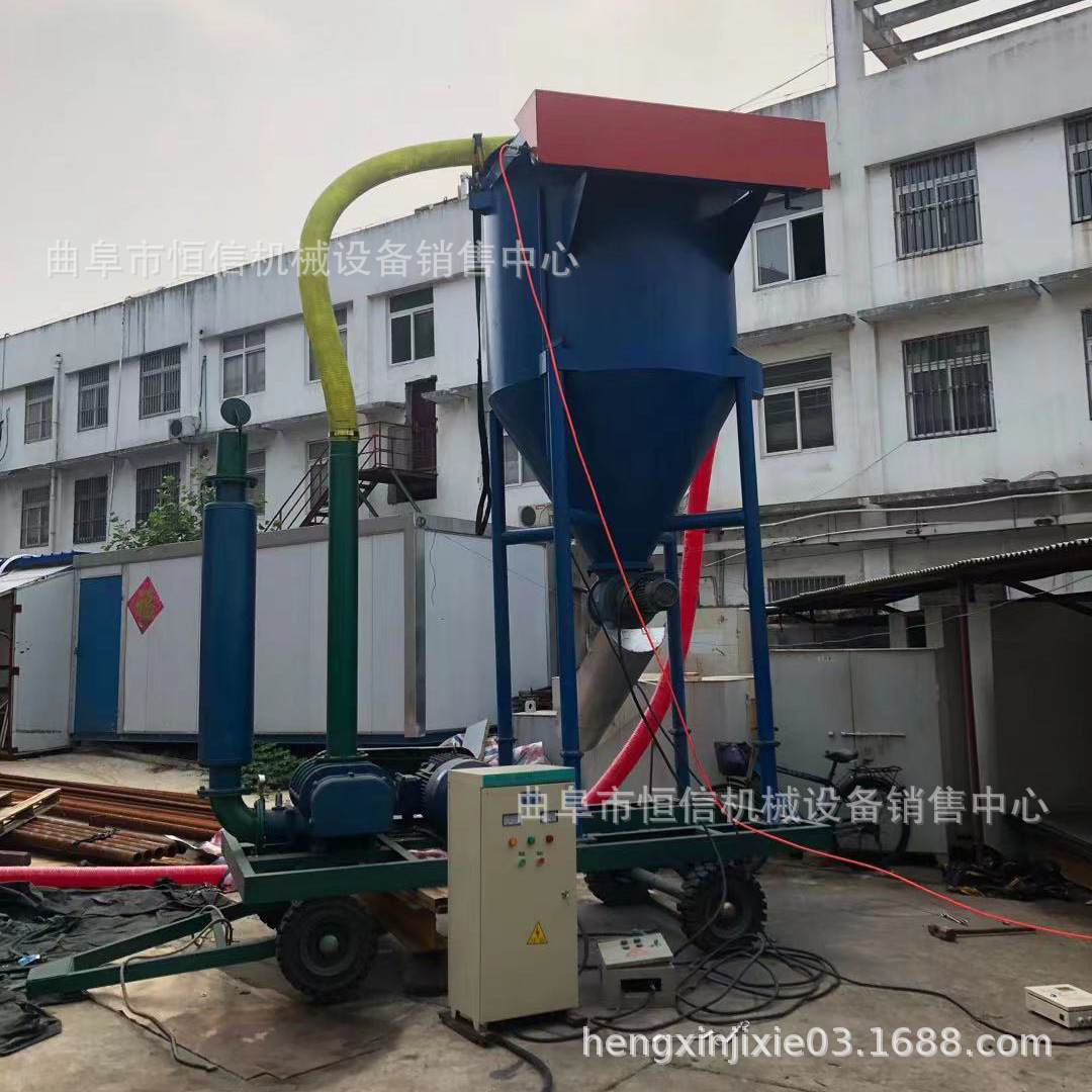 干粉进仓底气力吸灰机 移动式粉煤灰布袋除尘气力吸灰机 型号齐全