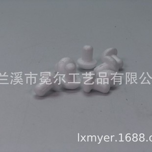 Factory direct 2CM foam mushroom EPS styrofoam vegetable fruit shape flocking simulation mushroom white embryo