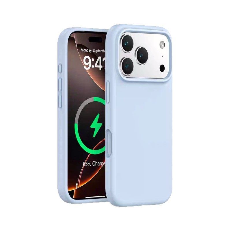 适用iPhone17Promax固态硅胶磁吸手机壳苹果16亲肤手感全包保护套|undefined