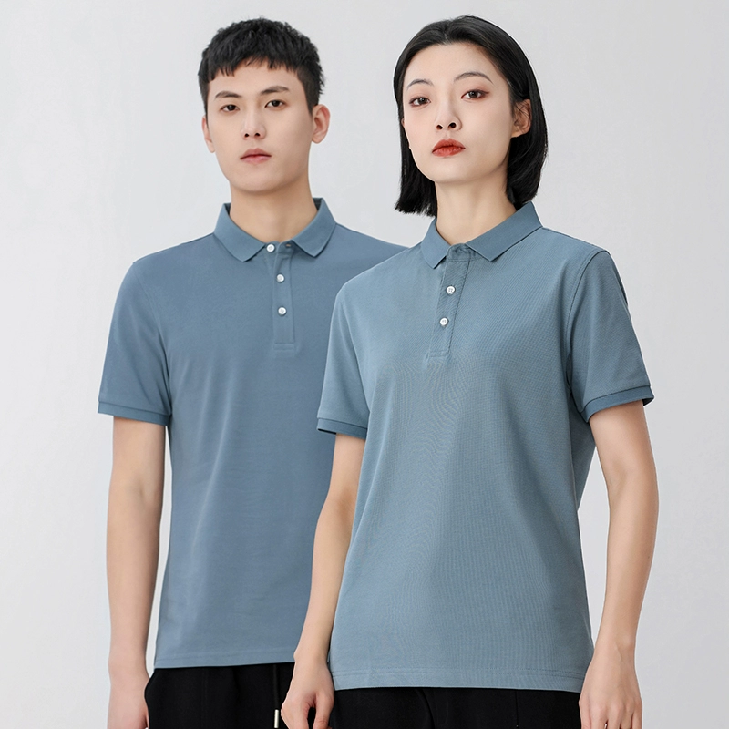 Изготовленная на заказ однотонная приталенная хлопковая рубашка-поло с узкой талией, летняя рабочая одежда, футболка с короткими рукавами, футболка для вечеринок Comrades DIY