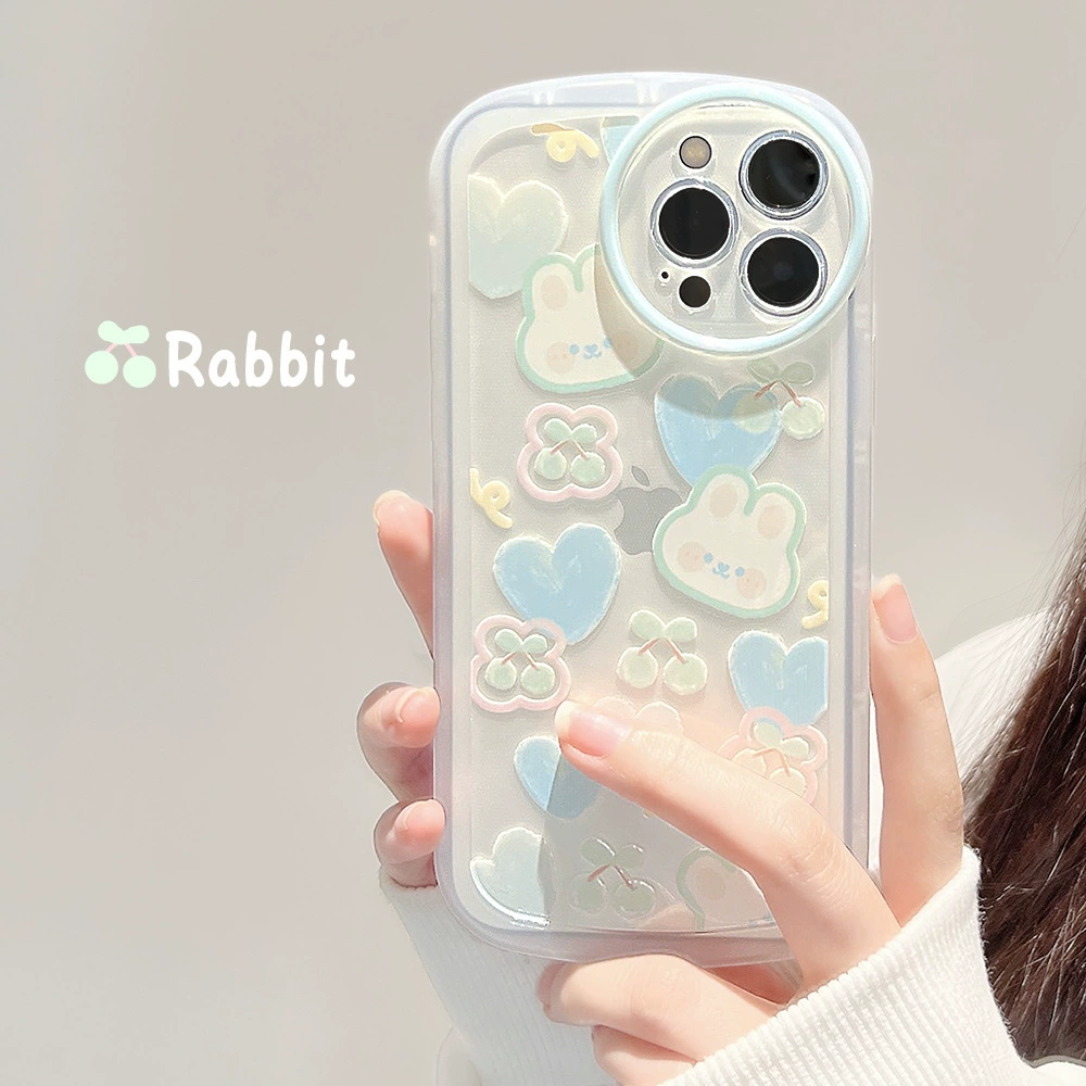 Силиконовый чехол для телефона (Apple) — прозрачные мультяшные дизайны, совместим с серией iPhone 7–16