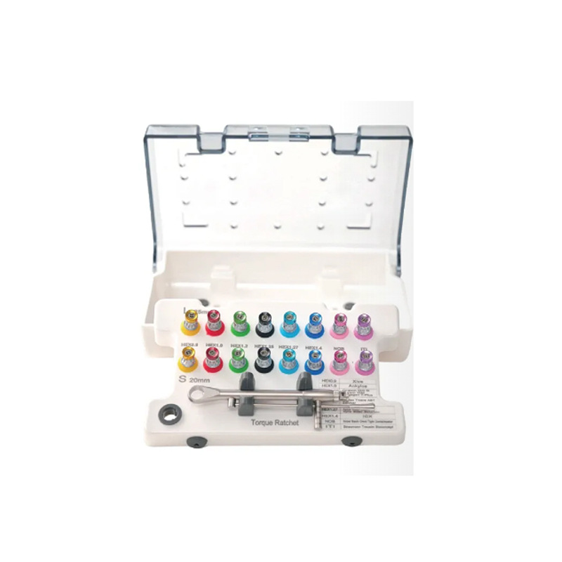 Caja de herramientas de reparación de implantes dentales Material oral Dental Implante de color Dental Tenden Stroman