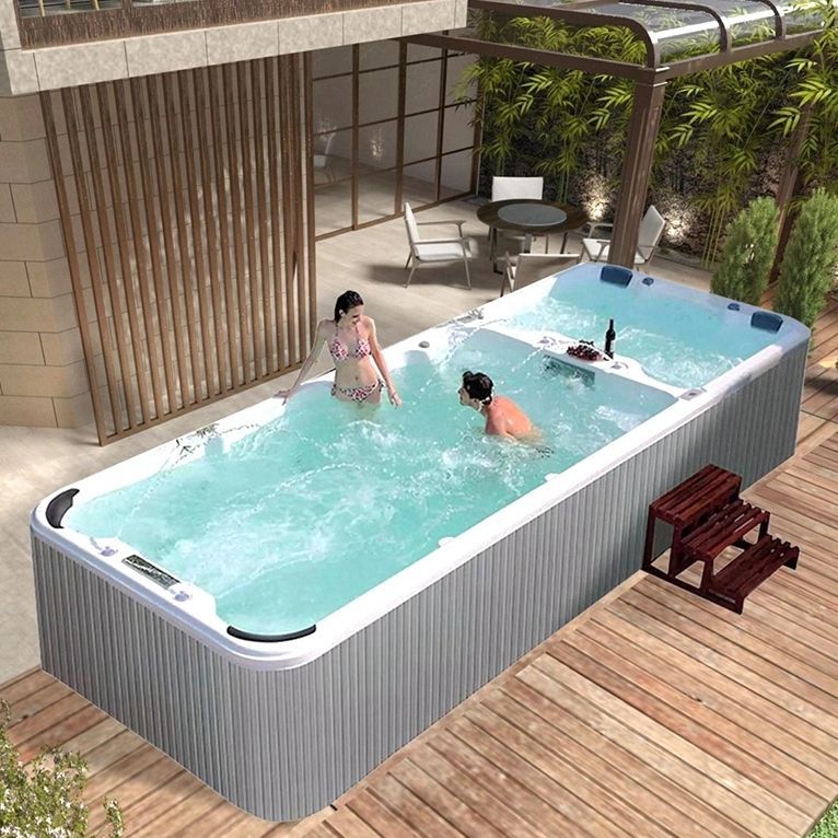 Hot sellingmodern luxury style fiberglass 6m swim pool