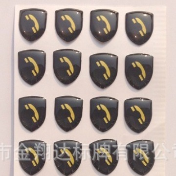 不干胶滴胶 光银龙水晶滴胶 镜面滴胶铭牌 铝牌滴塑