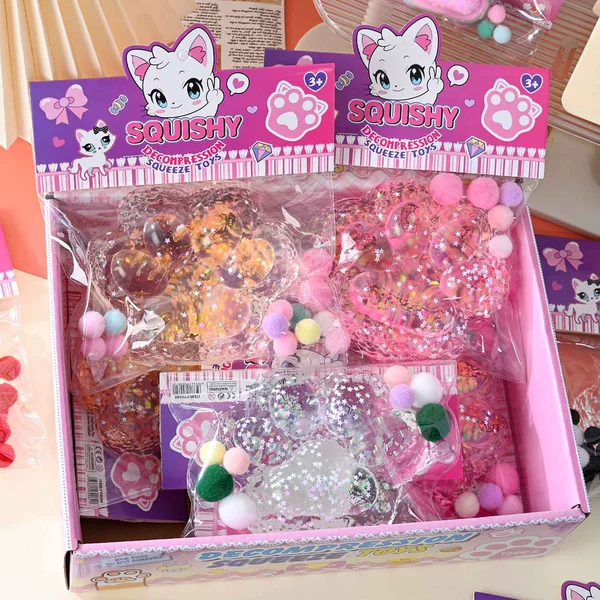 Extra Large Glitter Rice Ball Cat Claw [12*10.5cm210g]