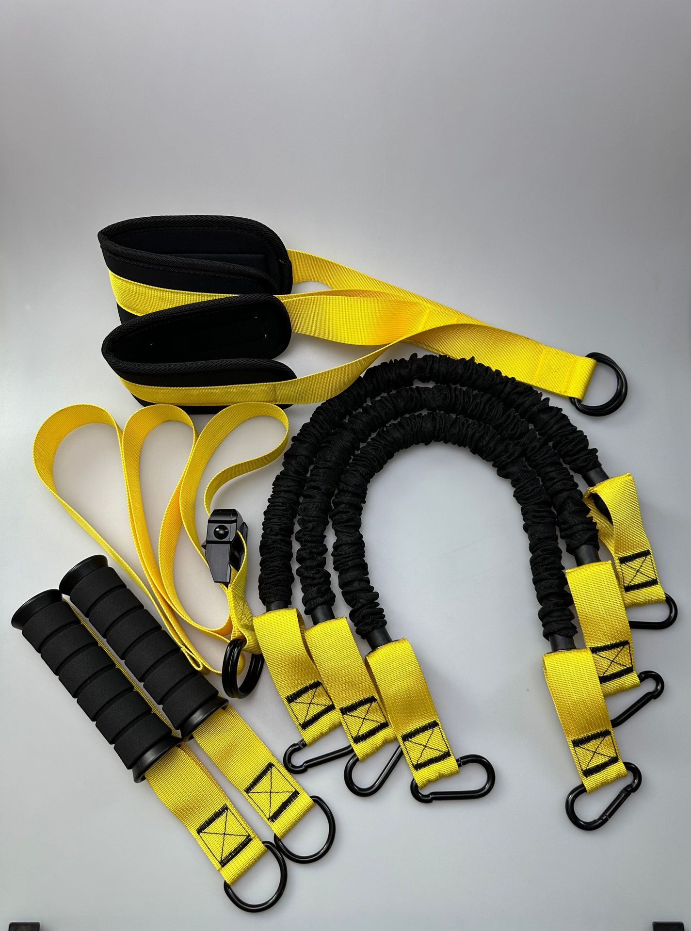 노란색 225파운드 + 폼 핸들(천 가방에 포장)