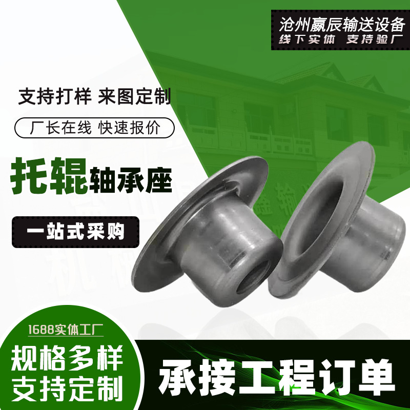 Roller Bearing Seat Conveyor Roller Accessories Nylon Seal Ring Seal Oil Seal Welding and Stamping Bearing Seat