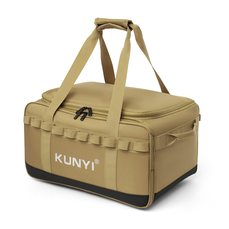 Bolsa táctica de campamento al aire libre multifuncional impermeable de gran capacidad antichoque horno de tarjeta bolsa de almacenamiento de herramientas 900D tela de Oxford