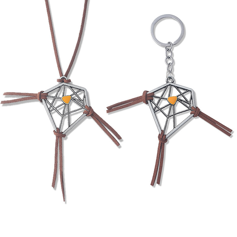 Game Merchandise Death Stranding Capture Net Necklace Dreamcatcher Keychain Commemorative Pendant Direct from Manufacturer