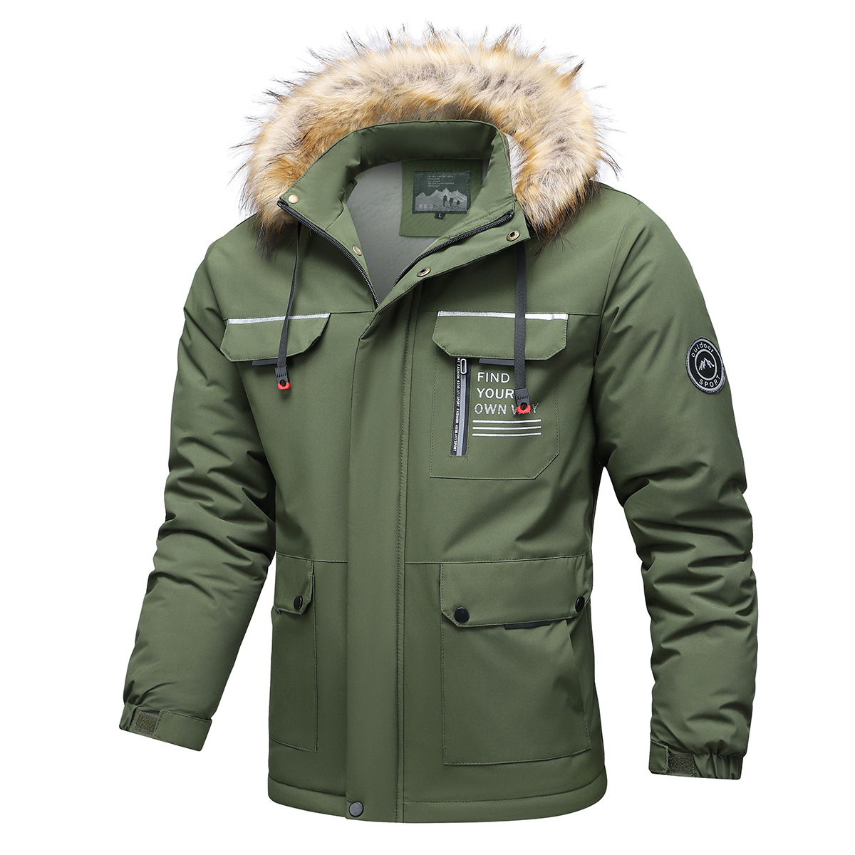 Casual transfronterizo chaqueta