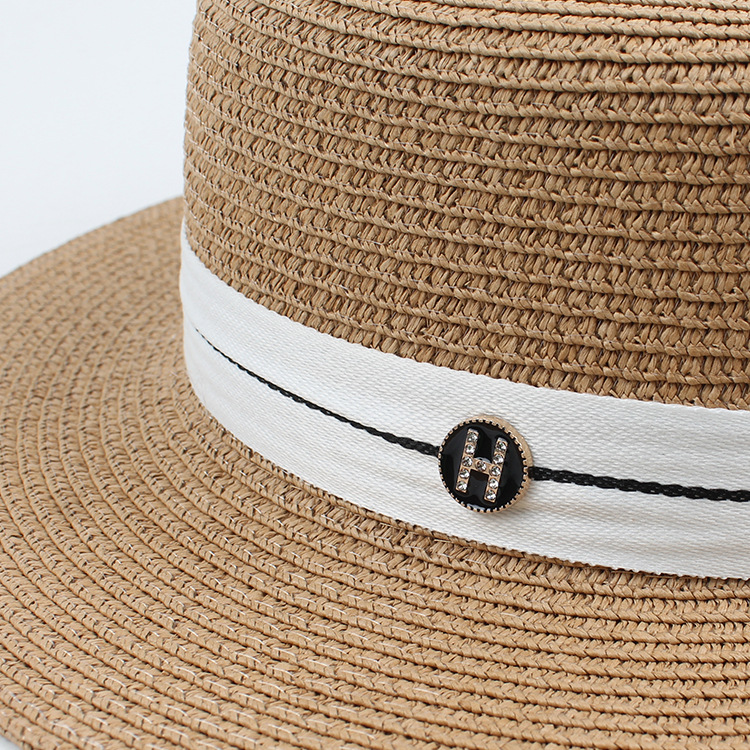 Korean Sunscreen Straw Hat Wholesale display picture 2