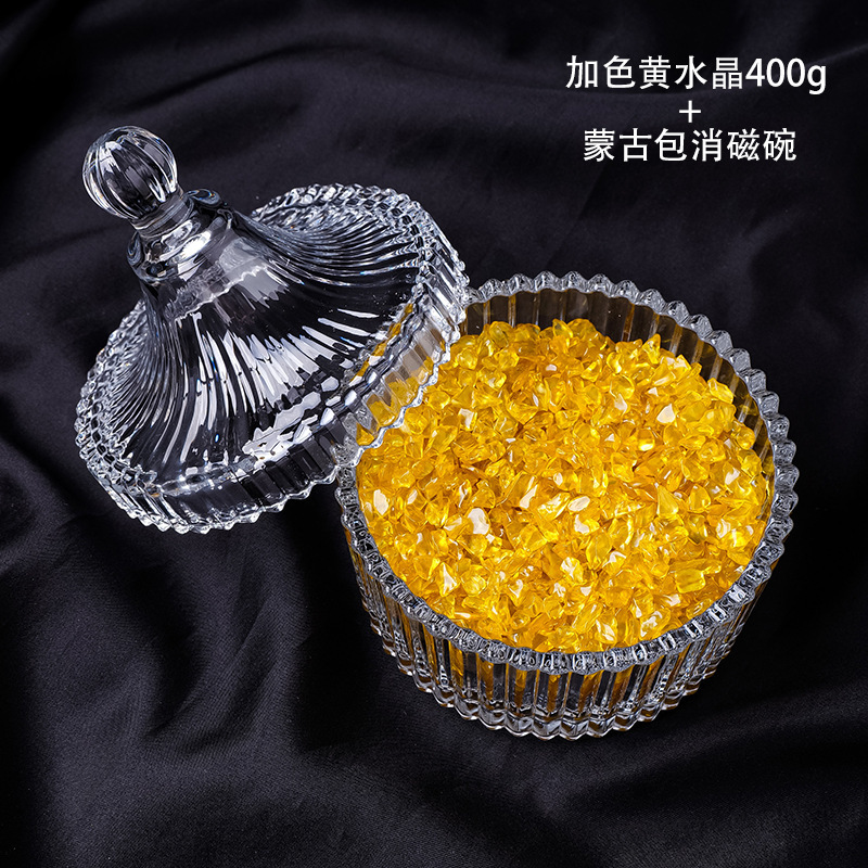 Bát khử từ 400G yurt màu vàng