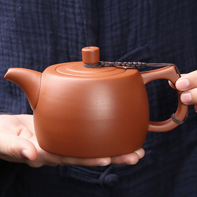 紫砂壶批发手工泡茶壶大容量家用名家手工朱泥井栏壶商务礼品logo