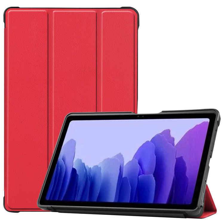 Applicable to Samsung Tab A7 2020 SM-T500 tablet computer protective case T505 protective case tri-fold leather case