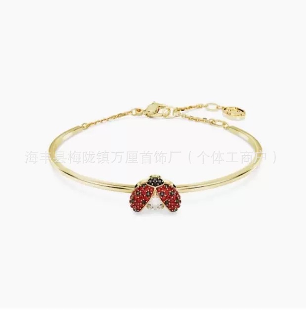 七星瓢虫手镯【黄金色】