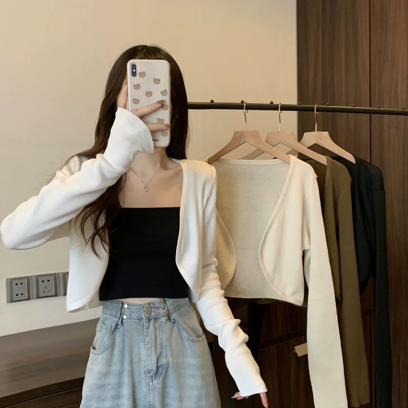 Шелковый тонкий кардиган, накидка, slip dress, жилетка, куртка, солнцезащита, французский стиль