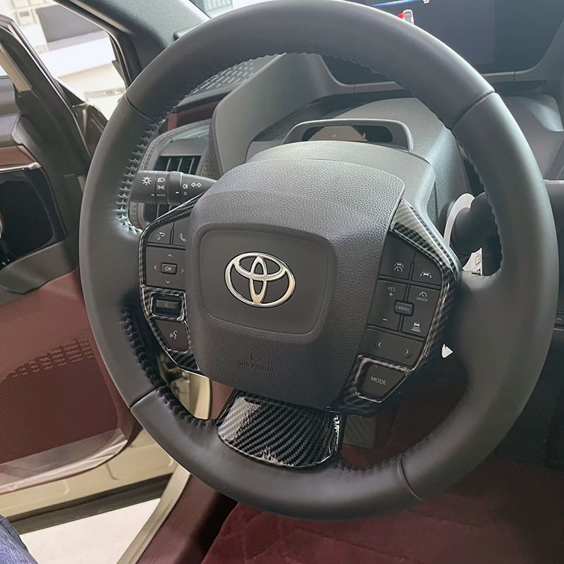 Adecuado para Toyota 23 Prius volante lentejuelas botón decorativo marco Prius 60 serie volante pegatinas