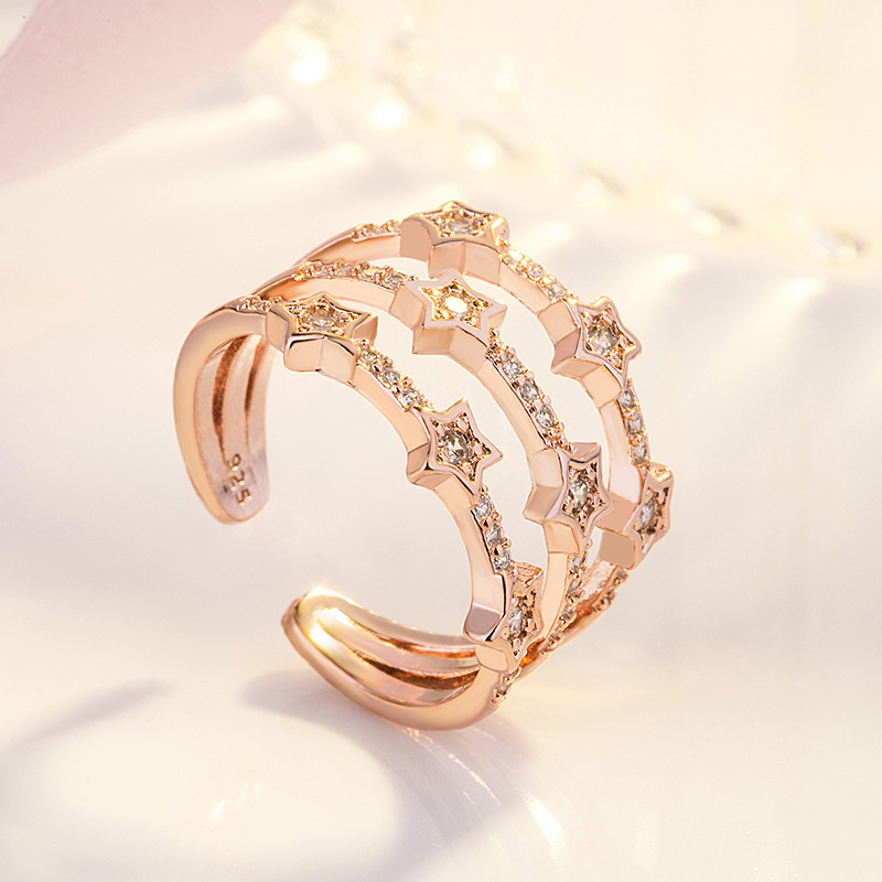 Glänzender Designer Ring Für Damen, Elegantes Und Komfortables Schmuckstück_voghion.com