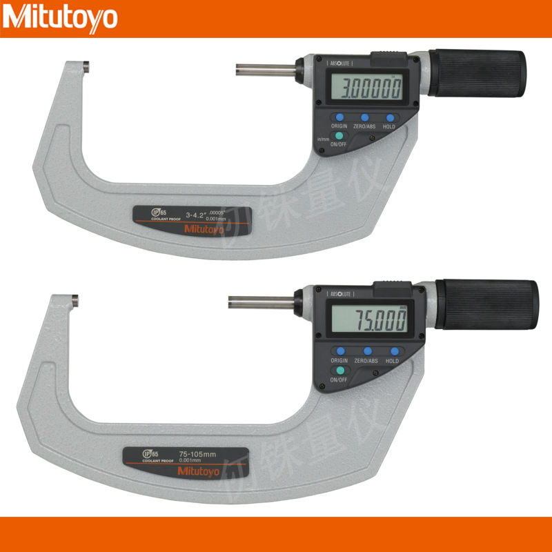 三丰公英制外径数显千分尺293-679-20快进型293-669-20 MDQ-105MX