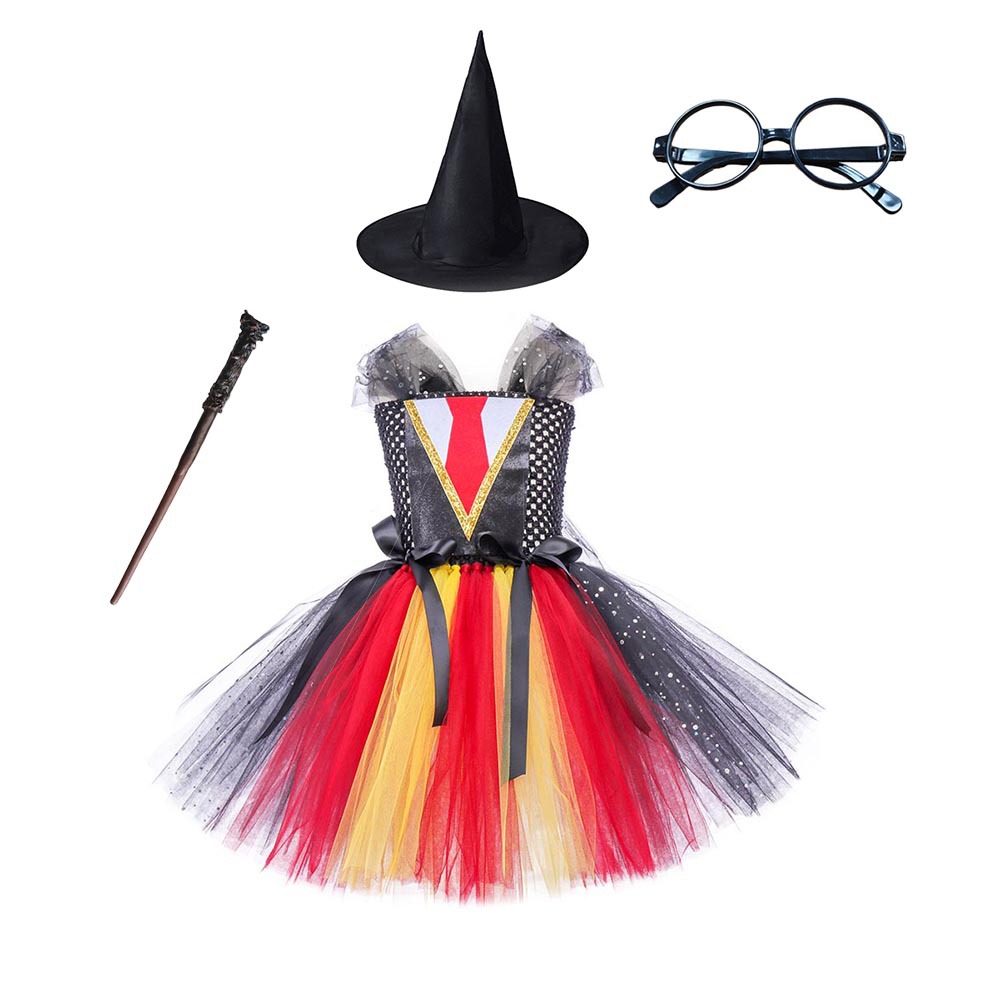 Halloween Cosplay Girls Carnival Party Witch Cosplay Pettiskirt