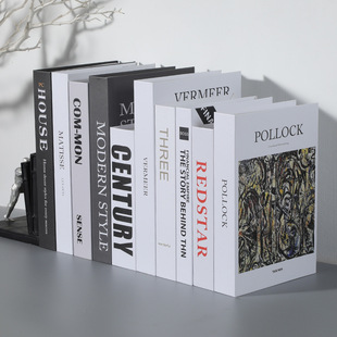 Fake Book Ornaments Decoration Artificial Book Simple Scandinavian Living Room Office Bookcase Home Decoration Props Model