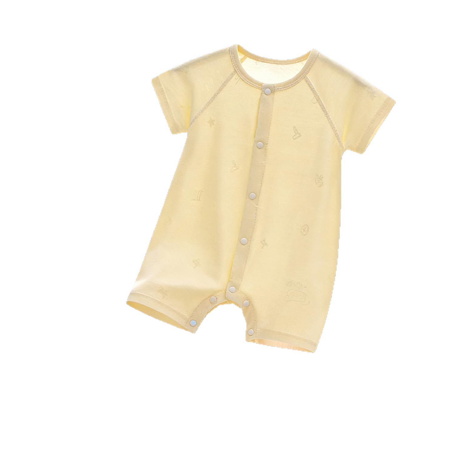Pijama infantil moor unido niño niñas primavera y verano ropa de aire acondicionado delgada ropa de bebé para dormir