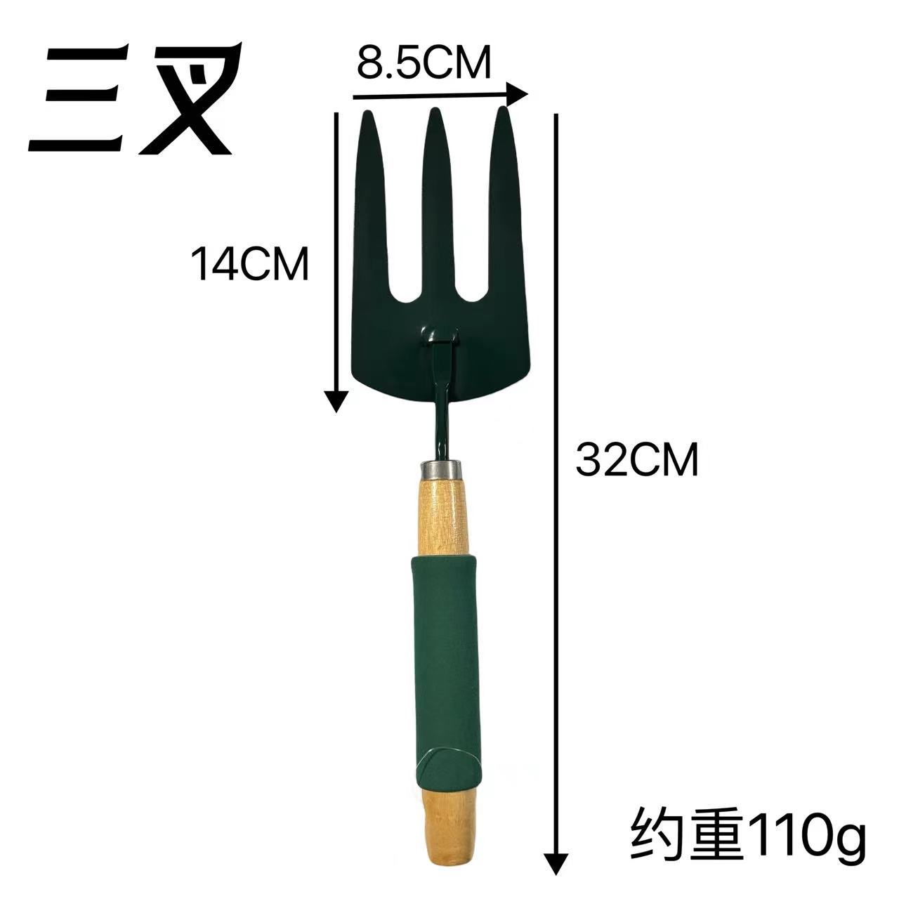 Fábrica directa de venta diversificada de jardinería de cinco palos rastrillo de flores de pala de jardinería de dos usos herramientas de jardinería herramientas de pesca de mar