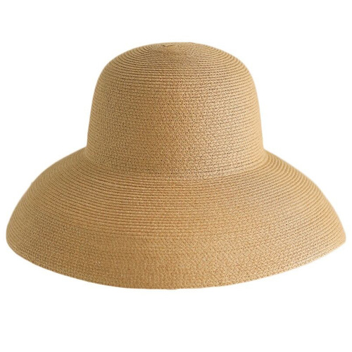 Retro French Hepburn Black Instagram Hat Sun Hat UV Protection Beach Sand Hat for Girls and Boys Summer Wide Brim Sun Hat